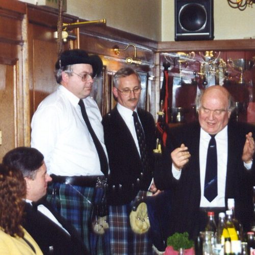 Addressing the Haggis with Joe McMillan 1998