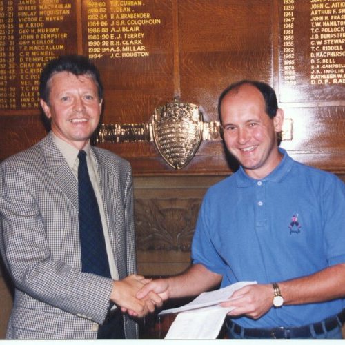 Alex Roy prizewinner Tennent Trophy 1995