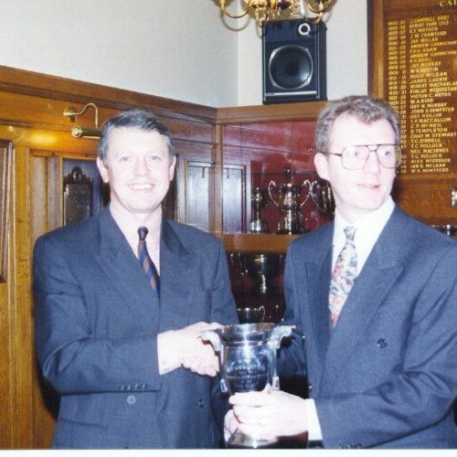 Captains Day Trophy Winner A McGill 1995
