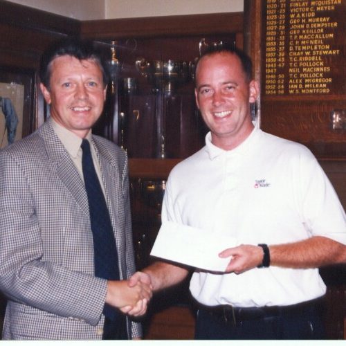 Craig Thomson prizewinner Tennent Trophy 1995
