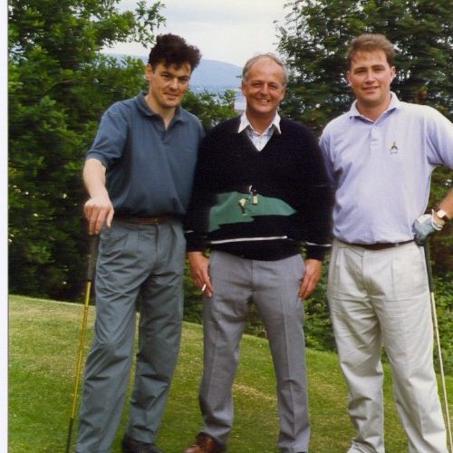 Gents Finalists with Cpt AS Millar 1992