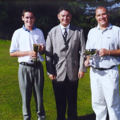 Gents & Junior Champion with Captain I White 1999
