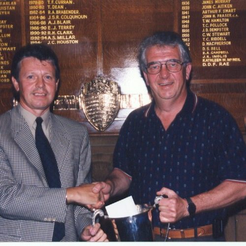 Ian McVicar Tennent Trophy Winner 1995