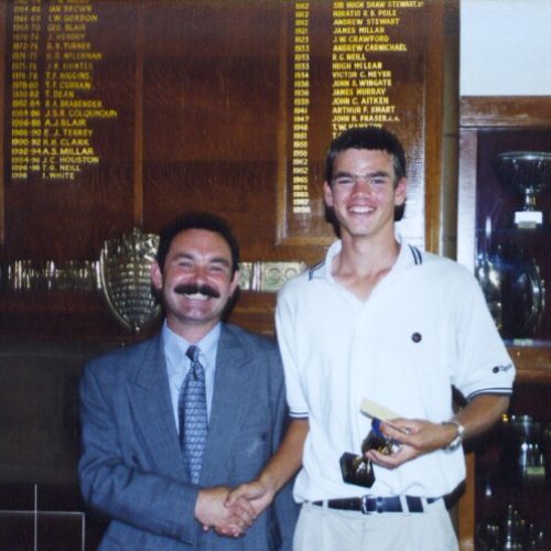 Junior Open Scratch Winner M Risbridger 1999