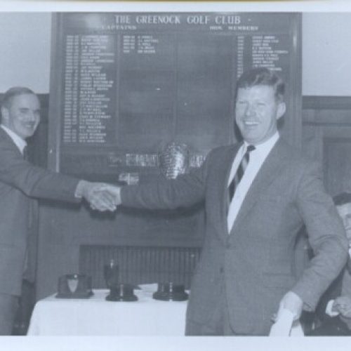 Mixed Foursomes Winner AD Sutherland 1965
