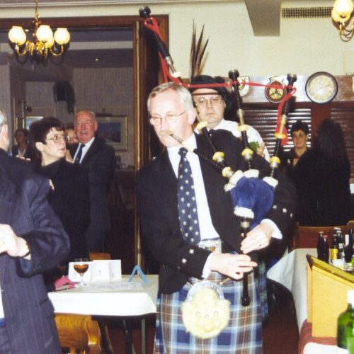 Piping in the Haggis with Donald McCrae 1998