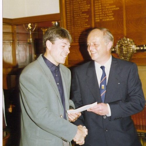 Tennent Trophy Prizewinner Cameron McLellan 1992